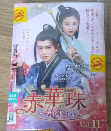 중국 드라마 적화주 렌탈용 DVD & 아렌 카드 세트