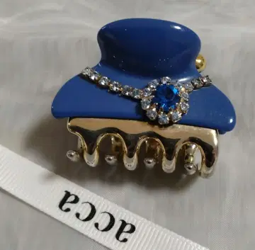 ACCA S 사이즈 꽃 스와로브스키 블루