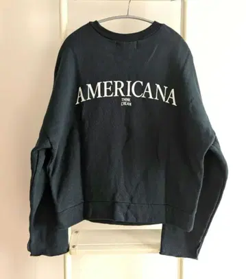 [ 24AW ] 아메리카나 Americana 사이드 버튼 백 로고 맨투맨