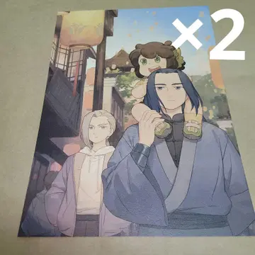 라소흑전기 2 우리들이 바라는 미래 입장객 특전 캔버스 보드 2장