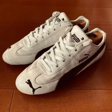 푸마 스피드캣 빈티지 화이트 가죽 x 블랙 데님