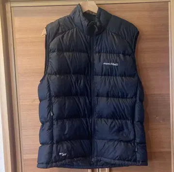 mont-bell 라이트 알파인 다운 베스트 XL 수납 봉투 포함 블랙