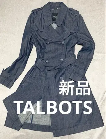 TALBOTS 데님 트렌치코트 다크 네이비 새상품급 새상품