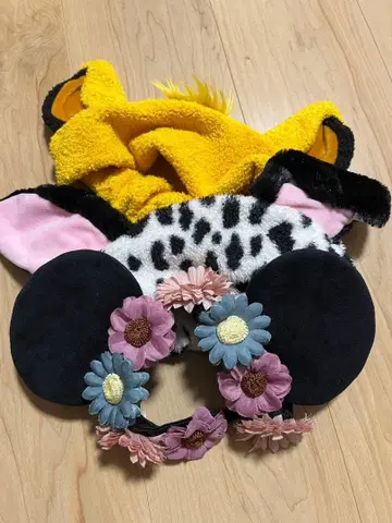 디즈니 헤어밴드 라이온킹 심바 101마리 강아지 꽃 플라워