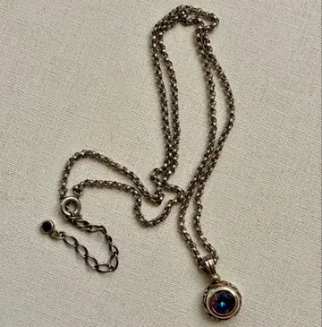 아쿠아 실버 아쿠아 포르티스 미스틱 쿼츠 실버 목걸이