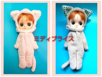 미디 브라이스 인형옷 고양이 키구루미 핑크&모카