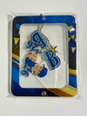 요코하마 DeNA 베이스타즈 팬페스티벌 한정판 플레이크 키링 미모리 선수