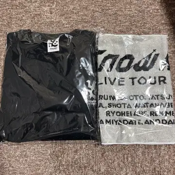 SnowMan 스노라보 트레이닝복 맨투맨 타월 미개봉 새상품