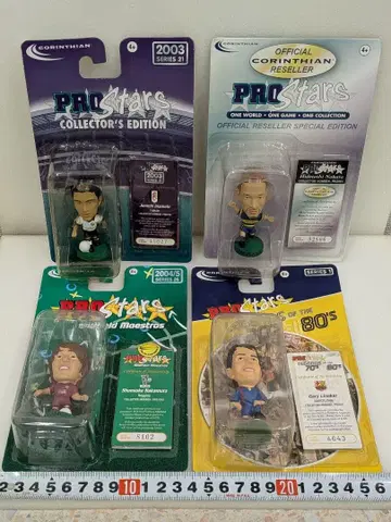 축구 PRO Stars 컬렉터즈 에디션 피규어 4체 세트