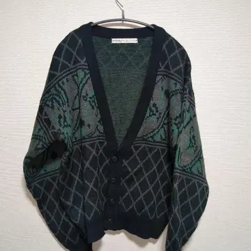 MARGUERITE 다이아몬드 패턴 가디건 남성용