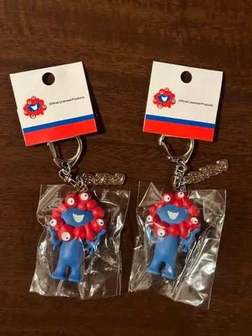 오사카 간사이 만박 미야쿠미야쿠 입체 키링 새상품 미야쿠미야쿠 2개 세트