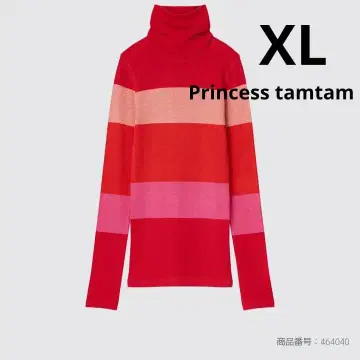 [ 유니클로 x 프린세스 탐탐 ] 히트텍 심리스 리브 터틀넥 T XL