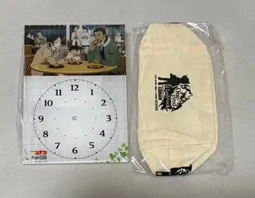 명탐정 코난 척안의 잔상 라쿠텐 구매 혜택 아크릴 시계 파우치