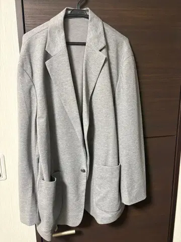 UNIQLO 그레이 저지 자켓 4XL