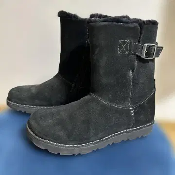 빌켄 Birkenstock 스웨이드 부츠 보아 무스탕