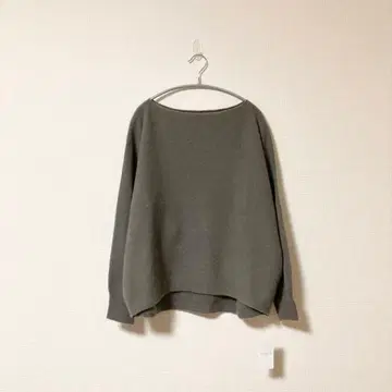 NOBLE/노블 파인 울 돌먼 풀오버 브라운D