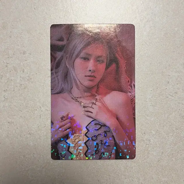 공식포카덤)블랙핑크 로제 R 솔로앨범 뮤직아트 특전 포토카드