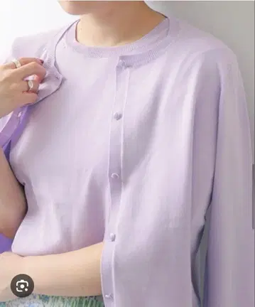 라토타리테 La TOTALITE 앙상블 니트 퍼플