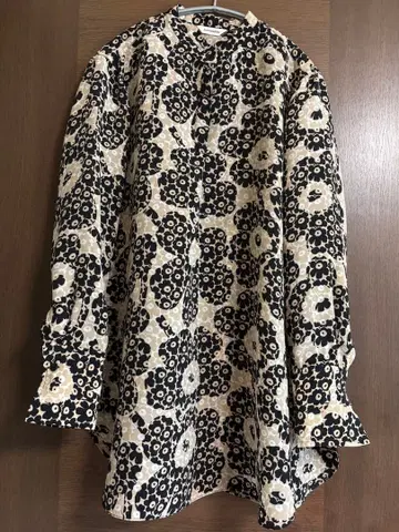 마리메꼬 우니코 패턴 튜닉 블라우스 size 34