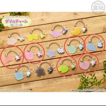 산리오 캐릭터즈 더블 참 구미 키티 포함 6개 세트