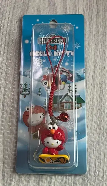 헬로키티 스노우보드 스트랩 세서미 스트릿