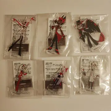 해즈빈 호텔에 어서 오세요 스탠드 포함 아크릴 플레이트 총 6종 컴플리트