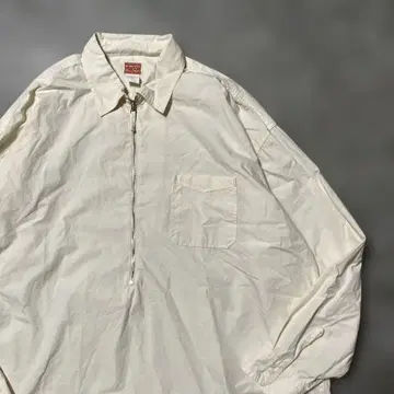 정가:6,996엔 HINSON 하프 지퍼 긴팔 셔츠