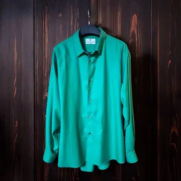 MB 하이엔드 비슈 울 셔츠 (릴랙스 핏) 그린 L 사이즈