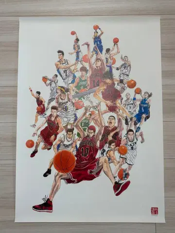 [ 미사용 ] SLAM DUNK A 전 포스터 A1 사이즈 집합