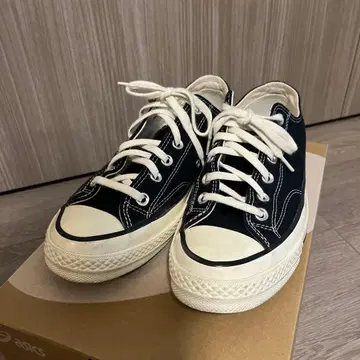 컨버스 CT70 블랙 스니커즈 로우컷 26.0cm