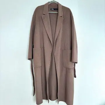 ZARA 브라운 롱 코트 XL
