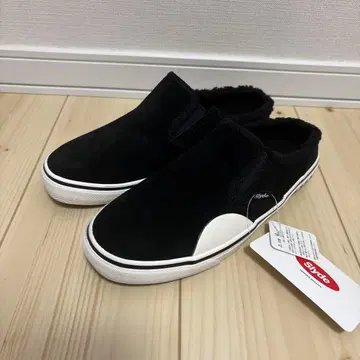 블랙 스웨이드 슬립온 24