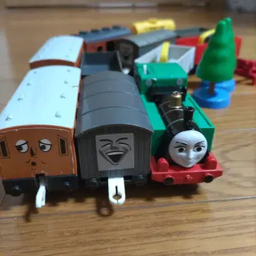 토마스 시리즈 프라레일 지나 심술궂은 화차 작동 확인됨 레어 단종