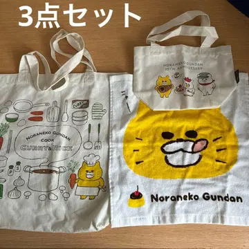 노라네코 군단 치비 토트 백 토트 핸드 타월 손수건