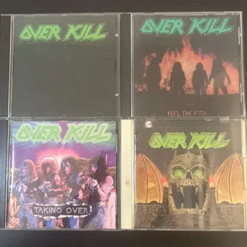 OVER KILL 초기 레어 CD 슬래시 메탈