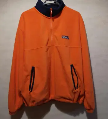XLARGE 하프 지퍼 플리스 아우터 오렌지 사이즈 L