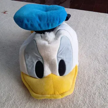 도널드 덕 모자 달린 봉제 인형