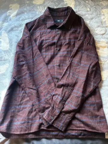 HARE 글렌 체크 셔츠 빅 실루엣 S 사이즈