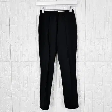 조르주 레쉬 팬츠 블랙 36 허리밴딩 슬림 레그 [ d31 ]