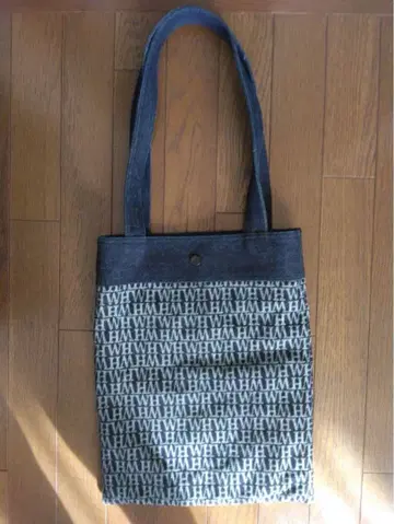 헌팅월드 데님 토트 백