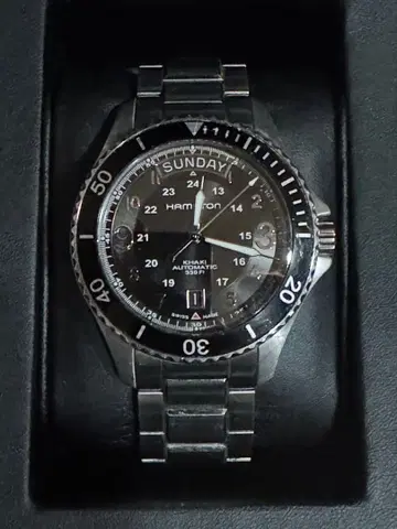 해밀턴 카키 네이비 스쿠바 오토 HAMILTON 손목시계 자동 와인딩