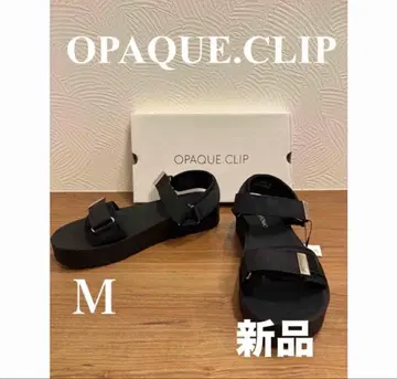 OPAQUE.CLIP 통굽 샌들 M 사이즈 새상품 굽기 쉬운 새상품급