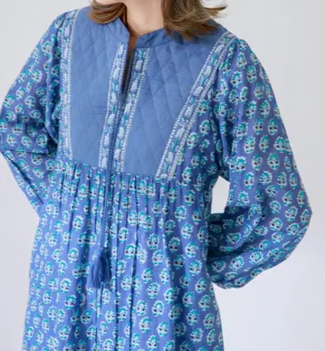 어반 리서치 서니 레이블 MIX 프린트 오리엔탈 코튼 원피스