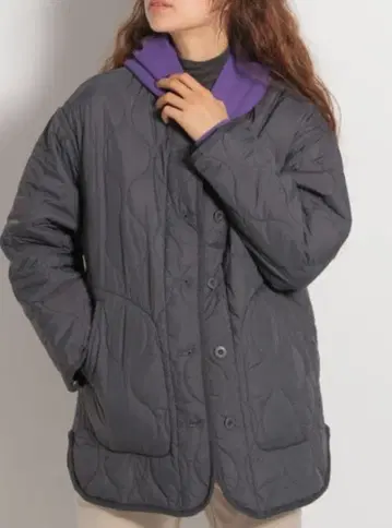 리버서블 퀼팅 자켓