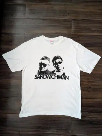 샌드위치맨 라이브 투어 2022 티셔츠 XL 화이트 새상품급