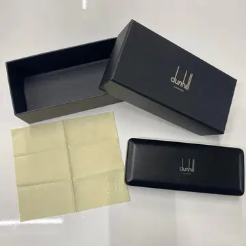 dunhill 안경 케이스 + 안경닦이 + 빈 박스.