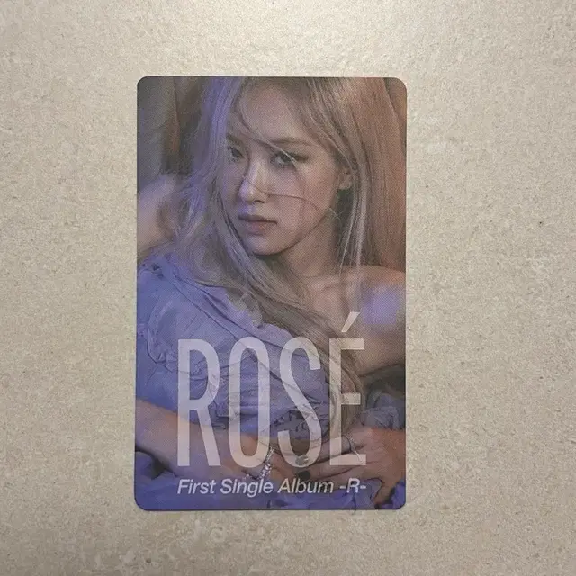 공식포카덤)블랙핑크 로제 R 앨범 포토카드 특전 ktown4u 케타포