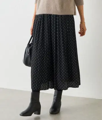 비어즐리 정가 2.2만 주름 쉬폰 개더 팬츠 허리밴딩 사이즈 2