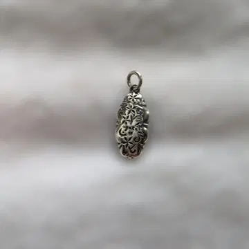 agete 세로 긴 타원형 검은 나비 조개 펜던트 참