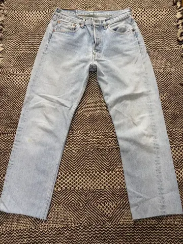 리바이스 501 데님 팬츠 여성용 M 상당 빈티지